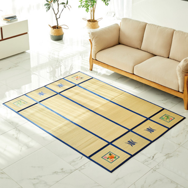 HanilMedical 왕골 접이식 돗자리 수입, 랜덤 발송