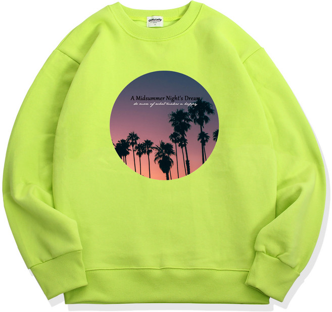 오티디 오버핏 쮸리 미드나잇 맨투맨