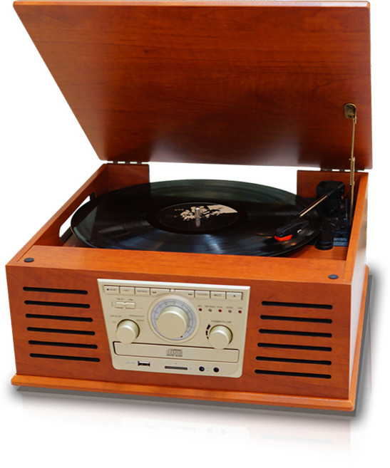 휴라이즈 턴테이블 블루투스 오디오 스피커 CD 플레이어, HR-TS100, 혼합색상