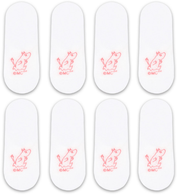 헤이내꼬 여성용 무민 베이직 덧신 8켤레