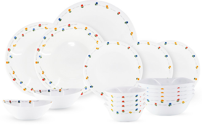 보르미올리 바칠레 스윗 스프링 4인 식기세트 16p, 혼합색상, 한식기 6종