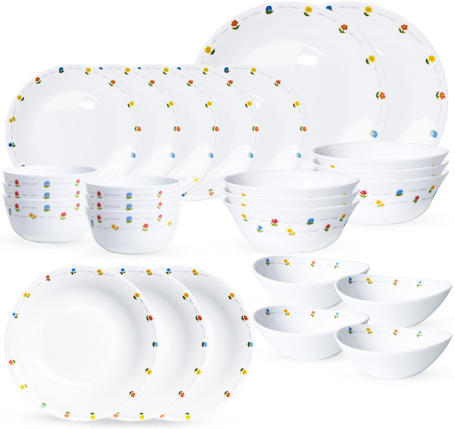 보르미올리 바칠레 스윗 스프링 6인 그릇세트 26p, 혼합색상, 한식기 6종