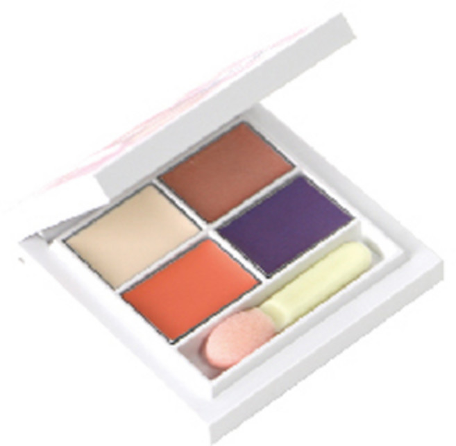 리틀블링 시크릿쥬쥬화장품 별의여신 메이크업 아이팔레트, 허니밀크 + 퍼스트댄스 + 베이비코랄 + 나팔꽃, 1개