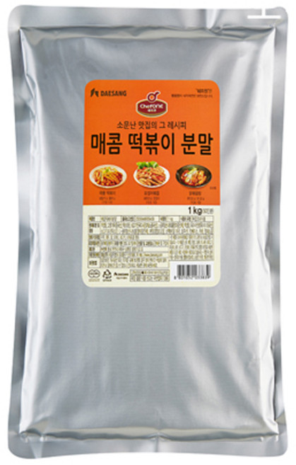 쉐프원 매콤 떡볶이 분말, 1kg, 1개