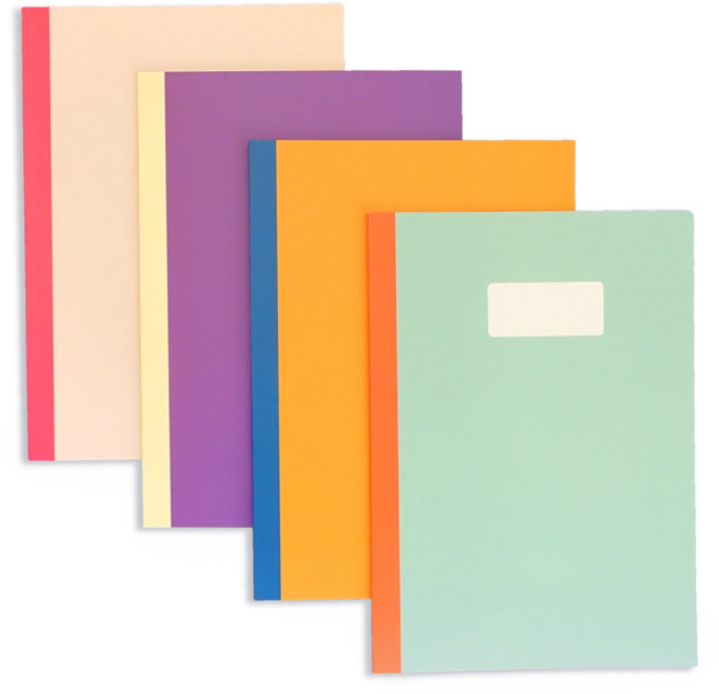 멜로우 비비드 무선 노트 4종, 혼합색상, 1세트