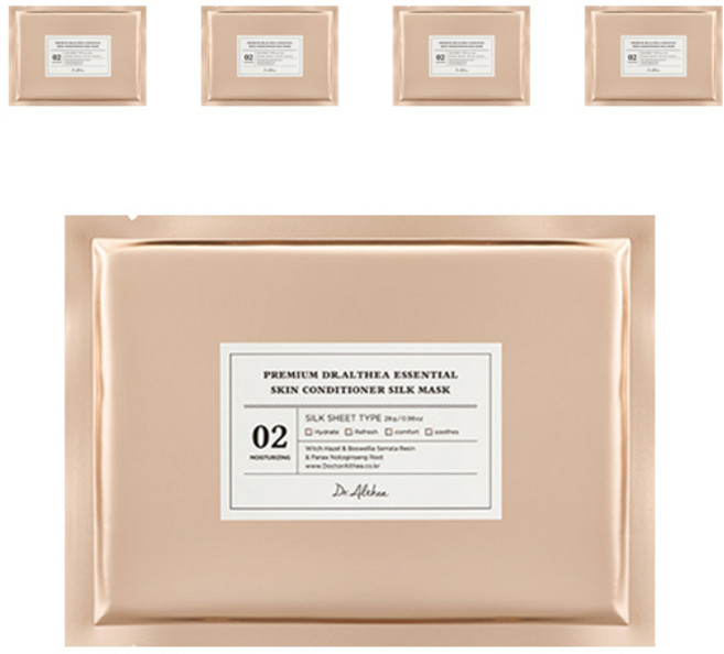 닥터엘시아 에센셜 스킨 컨디셔널 실크마스크 28g, 1개입, 5개