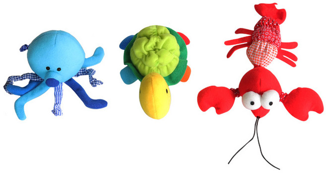타이니러브 인형 바다 친구들 컬러 모빌, 혼합색상, 1세트