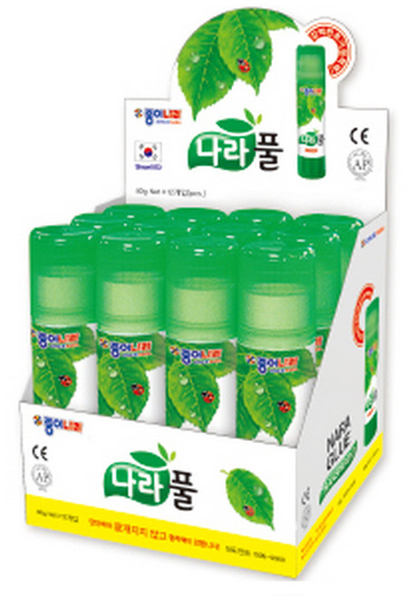 종이나라 나라풀 딱풀, 40g, 12개