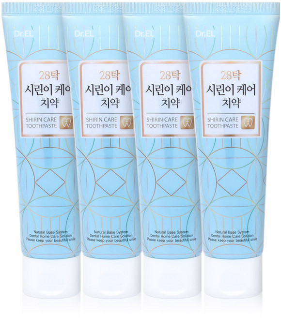 닥터이엘 이팔탁 시린이 케어 치약, 120g, 4개