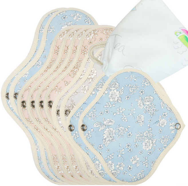 위즐리 면생리대 미니 2p + 소형 2p + 중형 4p + 대형 2p + 파우치 체험세트A, 1세트