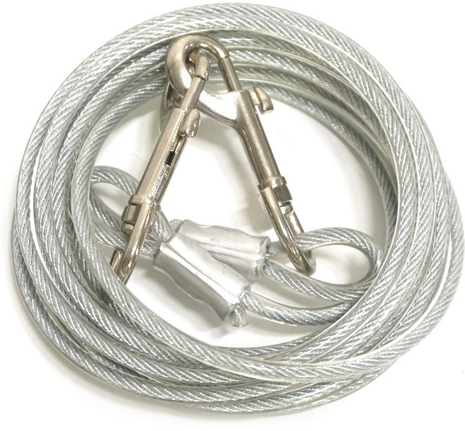 반려동물 와이어 리드줄, 혼합색상, 1개