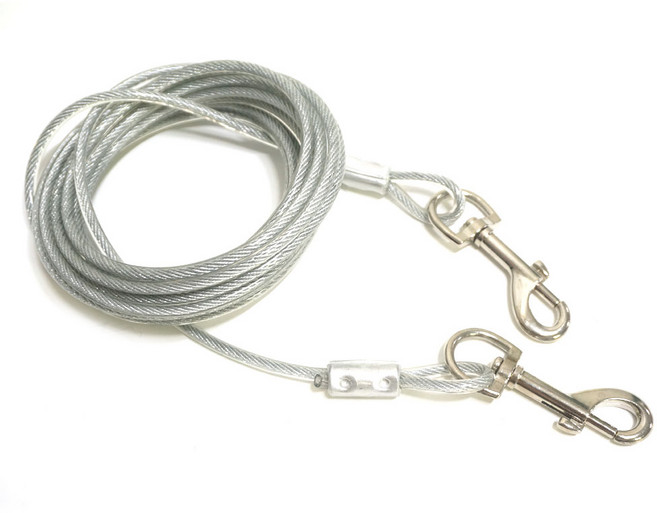 반려동물 와이어 리드줄, 혼합색상, 1개