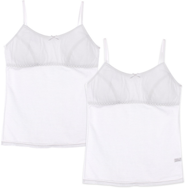 스콕스 1단계 주니어 학생 자가드쿨 런닝브라 GSR-1525 2p