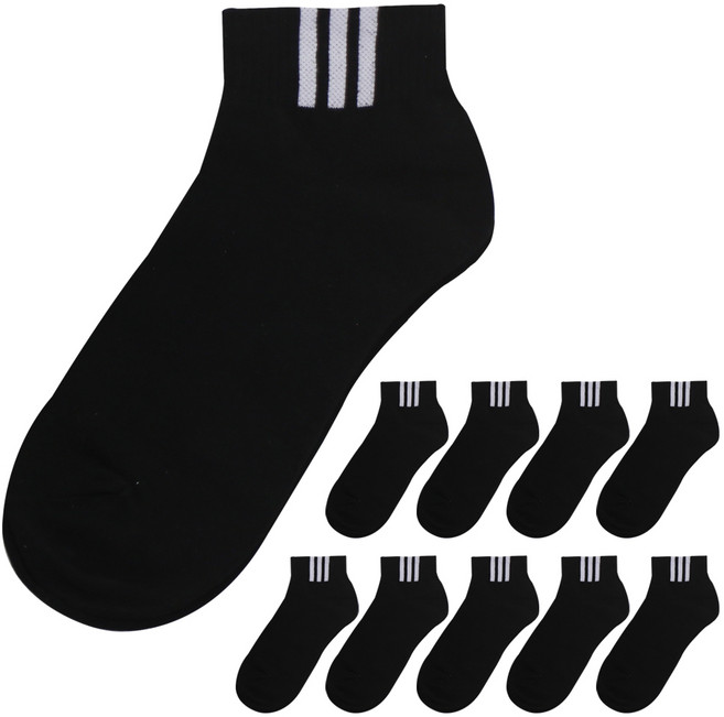 이지레그 남성용 챔프 단목 양말 10켤레