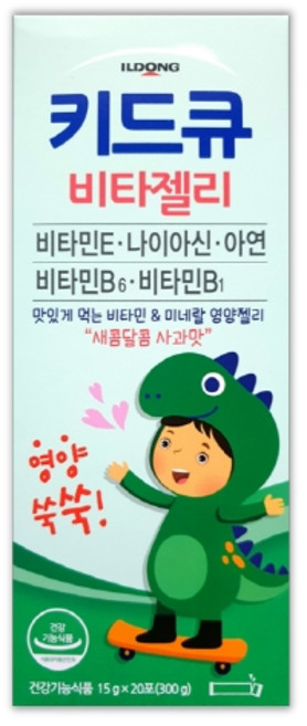키드큐 비타젤리 어린이 종합영양제, 15g, 20개