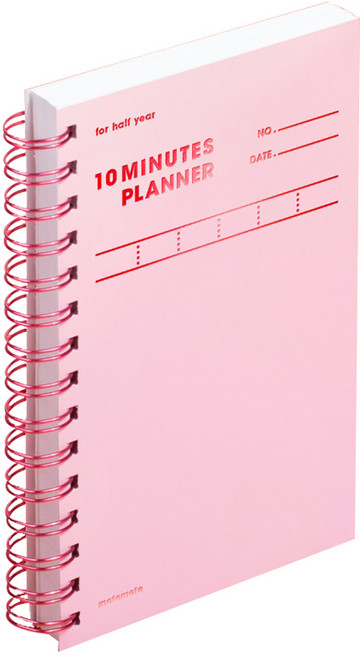 모트모트 컬러칩 텐미닛 플래너 HALF YEAR, 로즈쿼츠, 1개