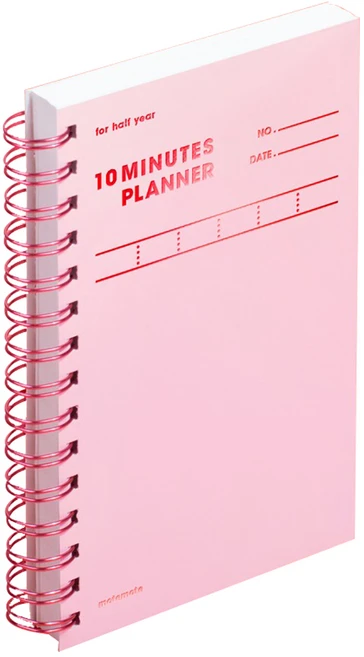 모트모트 컬러칩 텐미닛 플래너 HALF YEAR, 로즈쿼츠, 1개 - 쿠팡