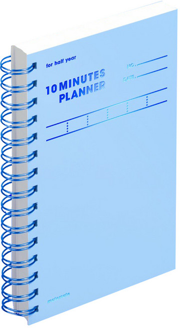 모트모트 컬러칩 텐미닛 플래너 HALF YEAR, 세레니티, 1개