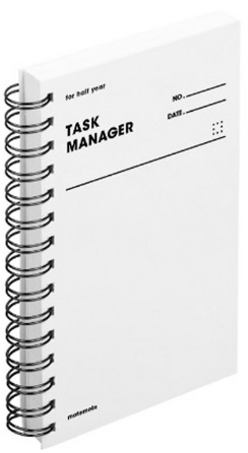 모트모트 오리지널 태스크 매니저 HALF YEAR, 화이트, 1개