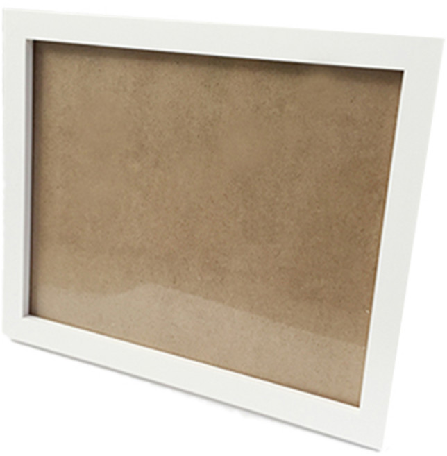 케이엠엘리 보석 십자수 전용 심플액자 40 x 50 cm, 화이트, 1개