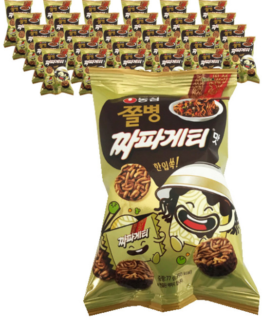 쫄병스낵 짜파게티맛, 77g, 30개