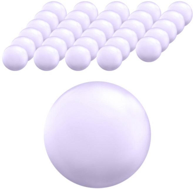 베베아인 아기 볼풀공 60p, 라일락퍼플, 1개