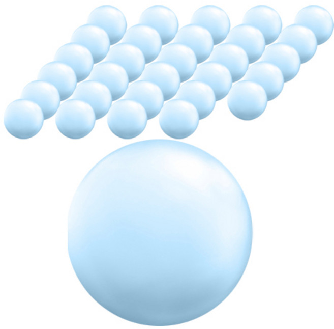 베베아인 아기 볼풀공 60p, 스카이블루, 1개