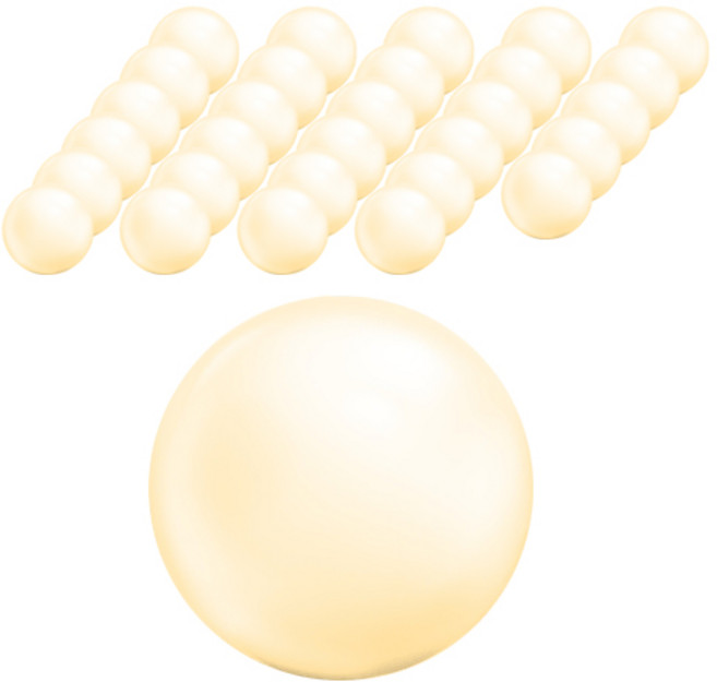베베아인 아기 볼풀공 60p, 크림베이지, 60개