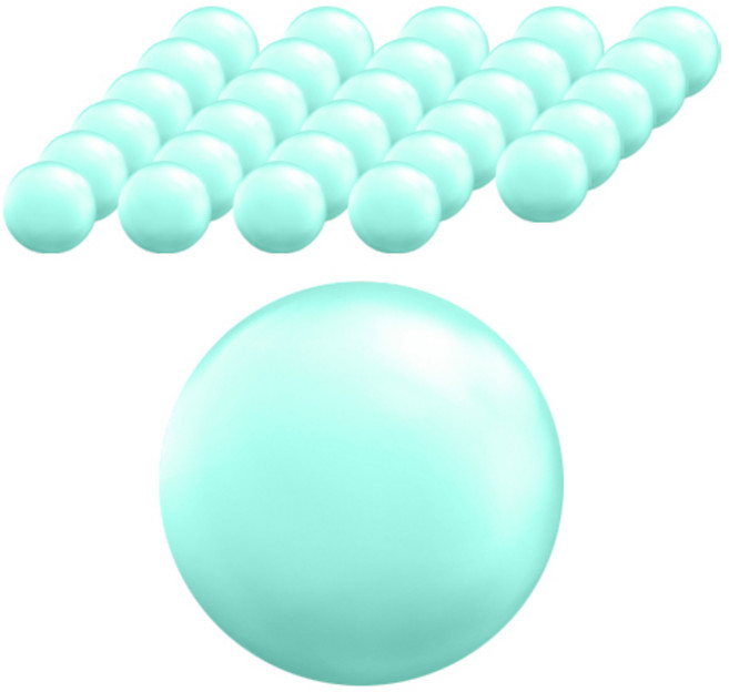 베베아인 아기 볼풀공 80p, 파스텔민트, 1개