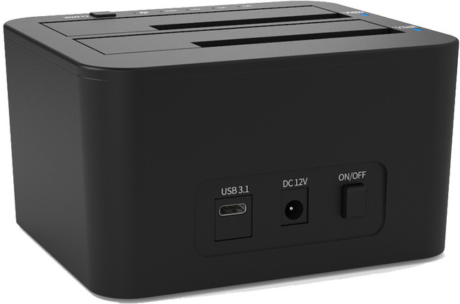 넥스트유 2bay USB 3.1 Type C HDD도킹스테이션, NEXT-965TC, 1개