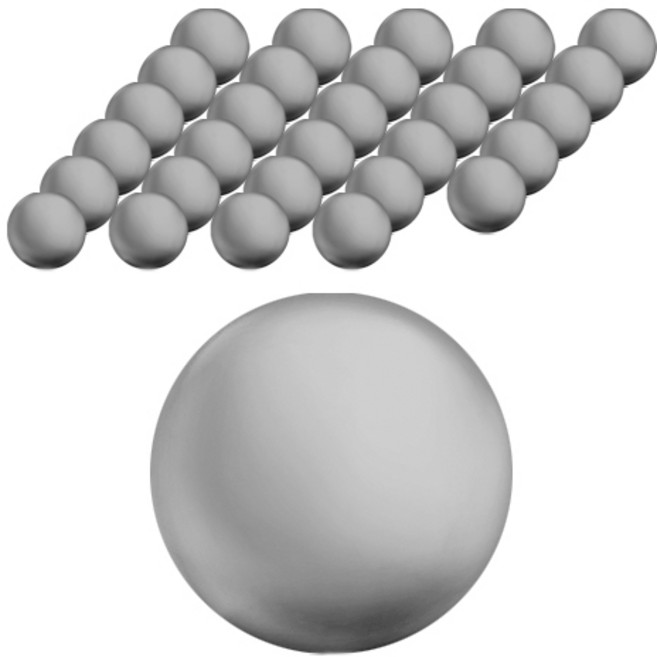 베베아인 아기 볼풀공 60p, 실버그레이, 1개