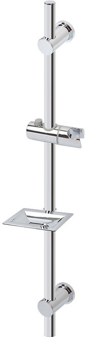 인스빌 욕실 만능 슬라이드 샤워바, 1개, 실버