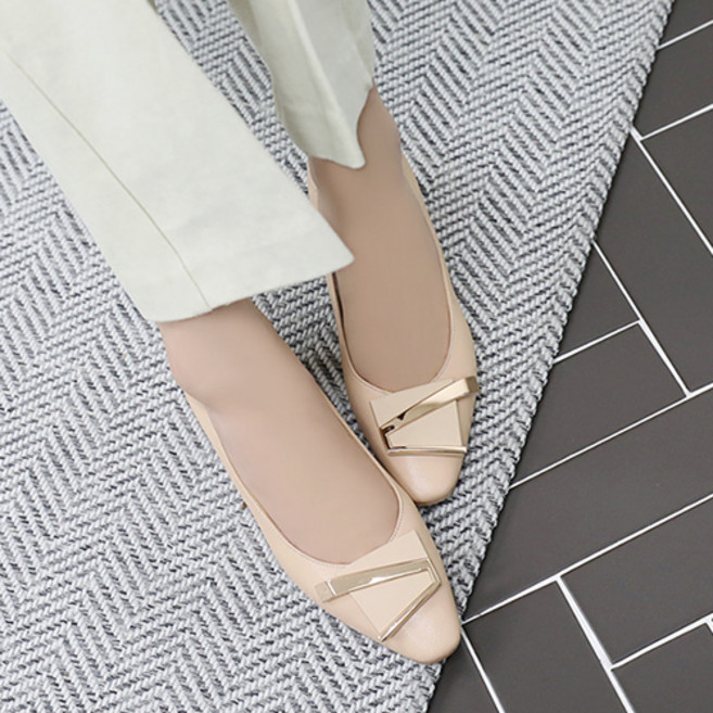 J-Shu 羊皮手工藝術貼合高跟鞋