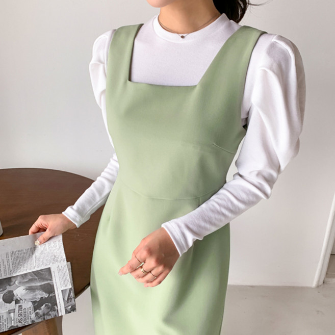 엔비룩 여성용 퍼프 라운드티