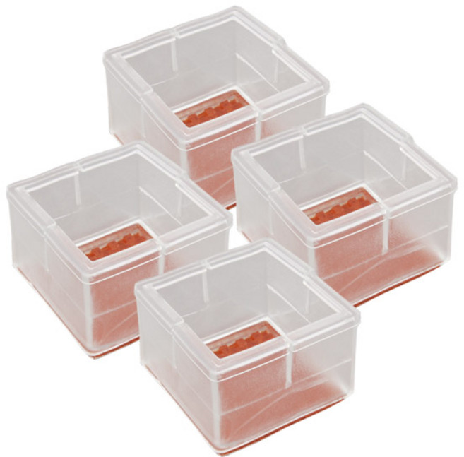 모나코올리브 소음방지 실리콘 의자캡, 4개