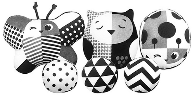 타이니러브 흑백 인형 모빌세트, 숲속 친구들, 1개