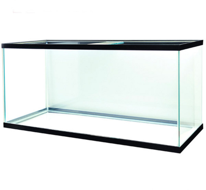 Cheonil 底部強化玻璃魚缸, 黑色, 1個