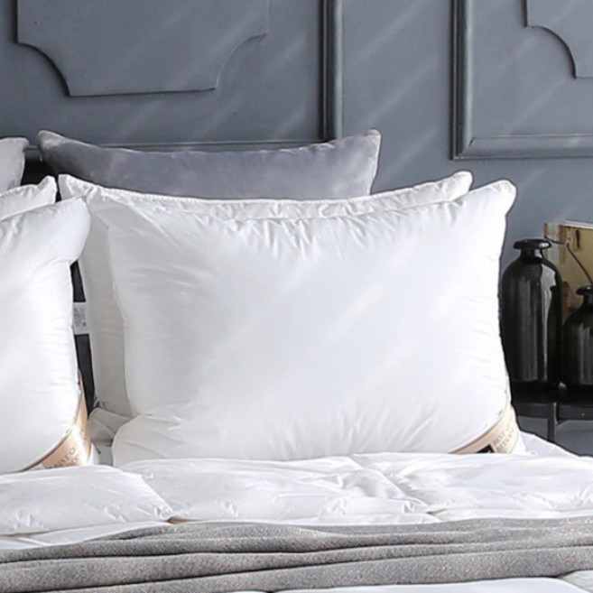 아망떼 깨끗하고 폭신한 골드 알러지케어 다운필 베개솜 높은형, 화이트, 1개