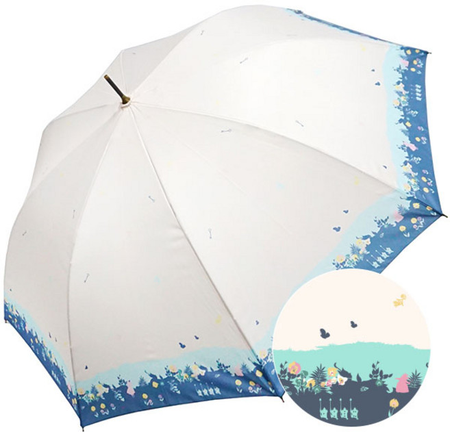 디즈니 앨리스 이상한나라 우드 장우산