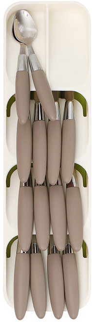 이우아여사 싱크대 레이어드 서랍 수저정리함 5단, 아이보리, 1개