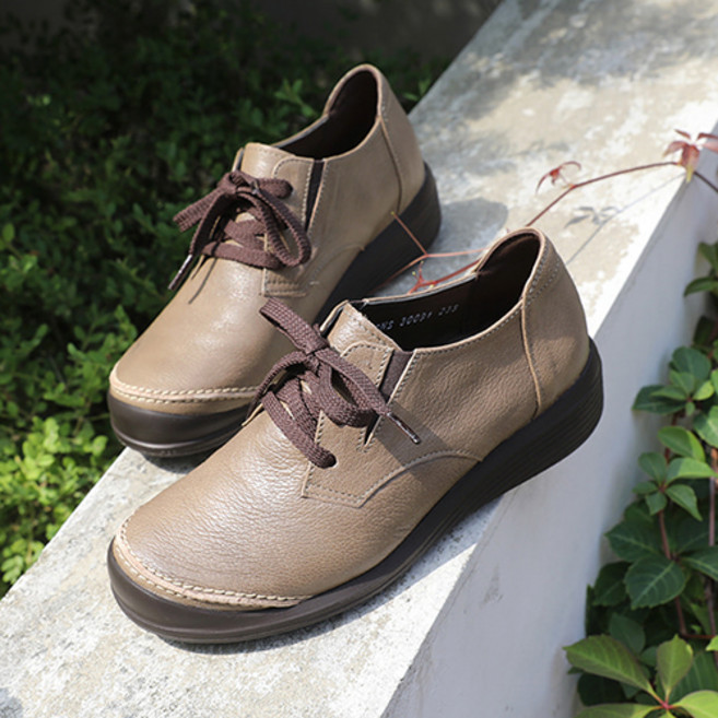 J-Shu 天然羊皮休閒手工鞋