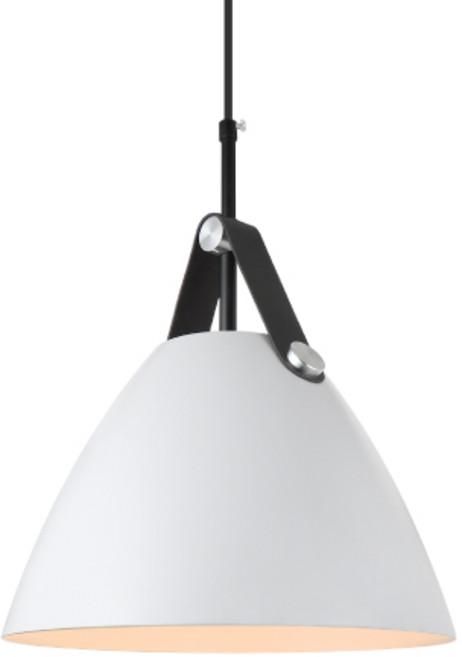 씨티오 레더 팬던트등 소, 화이트