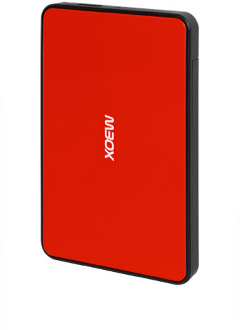 유니콘 외장 하드 케이스 HC-5000S, 레드, HC-5000S(레드), 1개