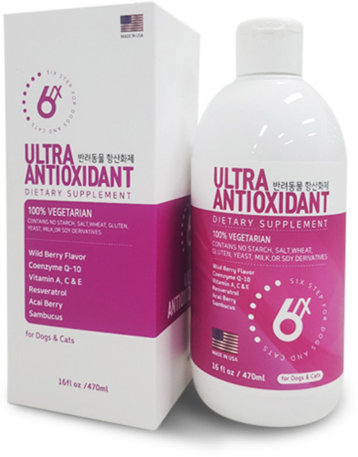 식스스텝 반려동물 영양제, 470ml, 면역/항산화, 1개