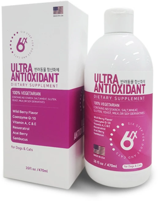 식스스텝 반려동물 영양제, 470ml, 면역/항산화, 1개 - 쿠팡
