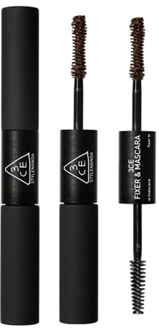 쓰리컨셉아이즈 픽서 5.5g + 마스카라 5.5g, BROWN, 1개