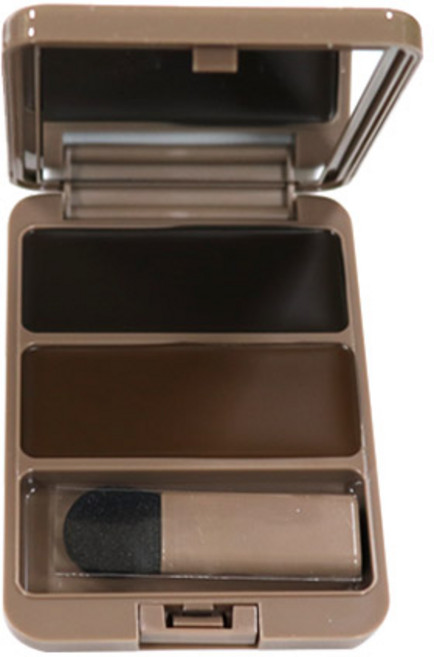 더페이스샵 퀵 헤어 섀도우, 어두운갈색 + 밝은갈색, 1개