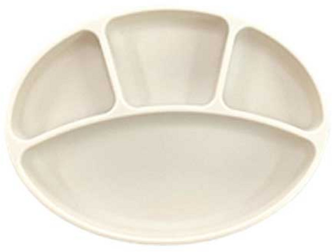 블루마마 실리콘 유아 흡착식판, 크림, 단품, 1개