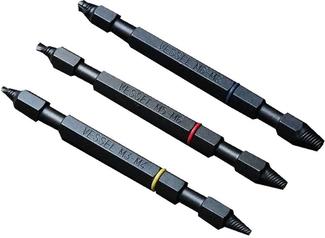 베셀 볼트 리무버 반대탭 NEJ-123 3p 세트, 1세트