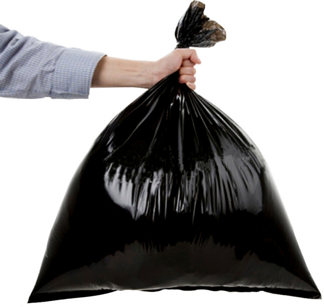 담다비닐 쓰레기 비닐봉투 검정 100p, 60L, 1개